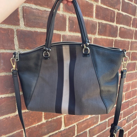 Coach Horse and Carriage Jacquard Prairie Satchel - Picture 2 of 4